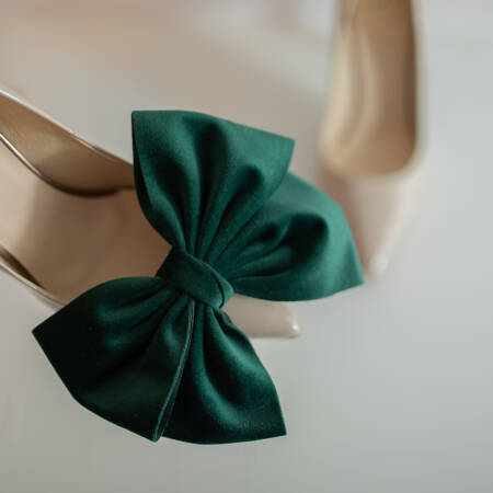Ozdoby do obuwia duże kokardy /Big velvet bows