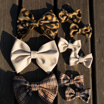 Komplet: Kokarda do włosów + klipsy do butów