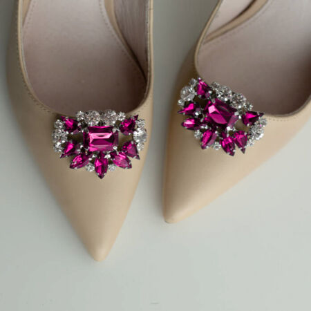 Ozdoby do obuwia / Pink Crystals