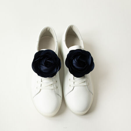 Ozdoby do obuwia kwiaty róże / Navy Roses