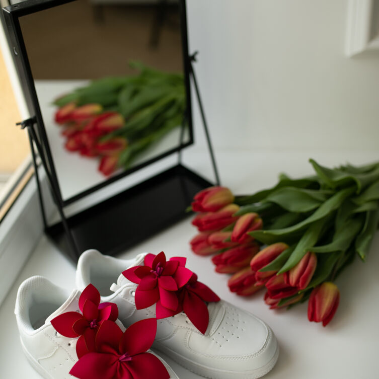 Klipsy do butów kwiaty  / Flower Set