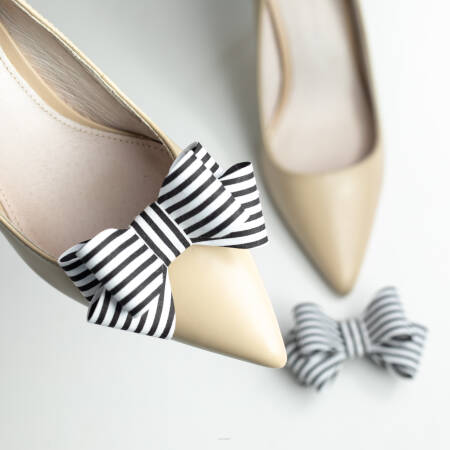 Kokardki 3D Style / Black Stripes